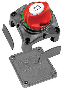 701 SURFACE OR RECESS MOUNTED CONTOUR MANUAL BATTERY MASTER SWITCH (BEP) 2 3/4" x 2 3/4" x 3" Surface or Recessed 6 48